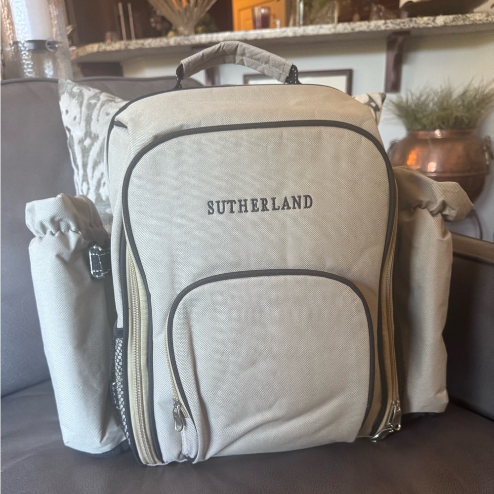 Sutherland Beige Picnic Backpack